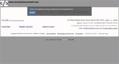 Desktop Screenshot of olusojieliascounsel.com