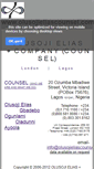 Mobile Screenshot of olusojieliascounsel.com